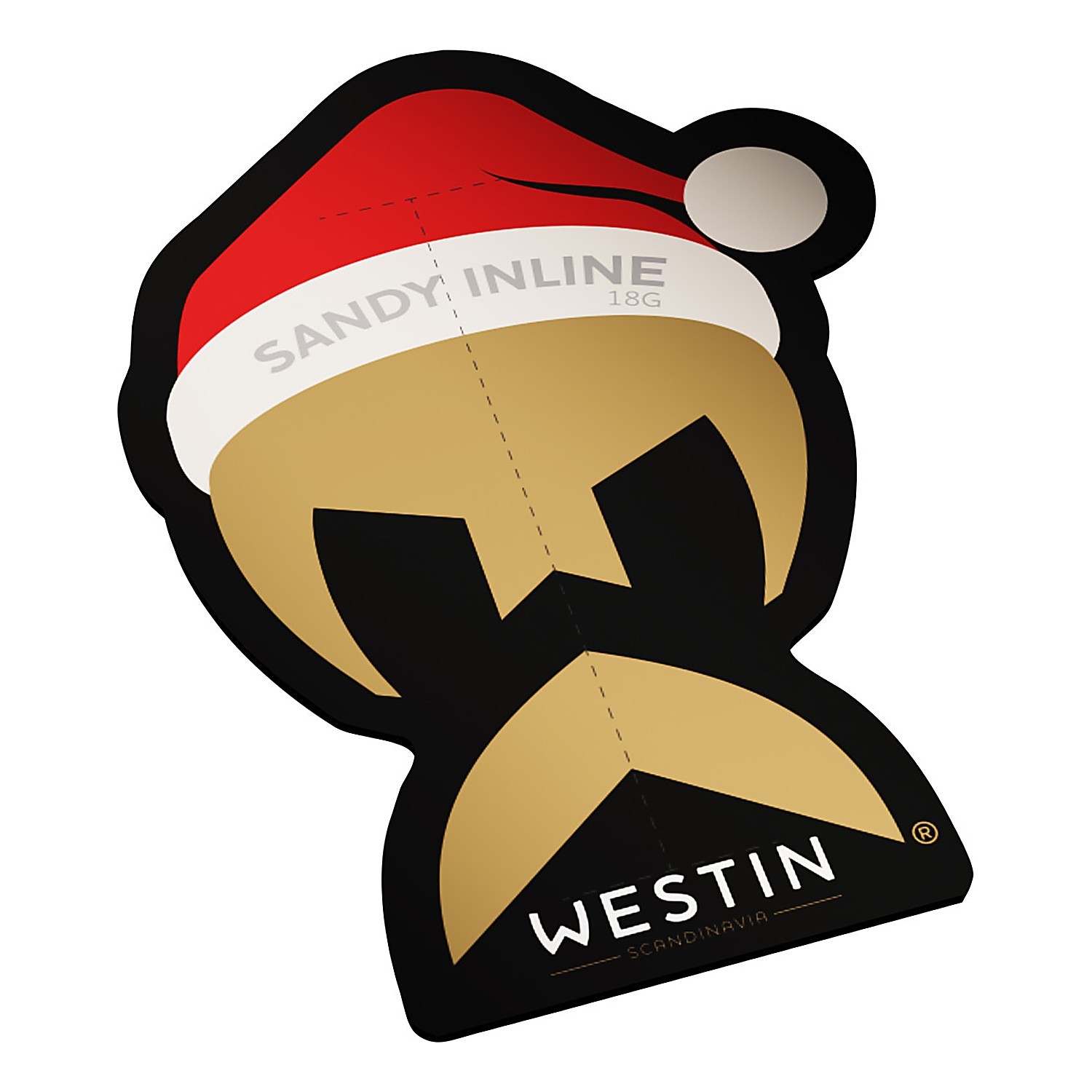 Westin Sandy Inline Christmas Edition 26 18g 10.5cm i gruppen Annen / Gaver & Gaveguider / Adventskalender hos Sportfiskeprylar.se (M106-1604-066)