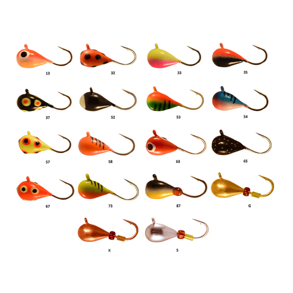 FIBE Mormyska M11 i gruppen Sluker / Isfiskekroker / Mormyshka hos Sportfiskeprylar.se (M11-40-13r)