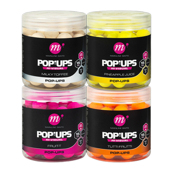 Mainline High Visual Popups i gruppen Sluker / Boilies Og Grunnfõr / Popups & Wafters hos Sportfiskeprylar.se (M13001r)