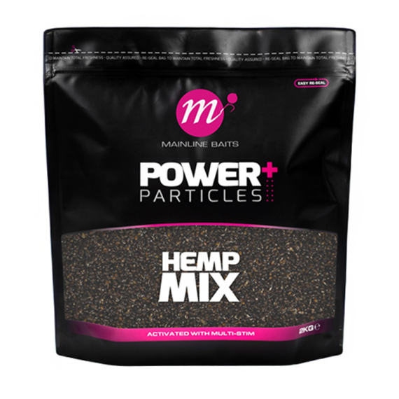 Mainline Power+ Hemp Mix 2kg i gruppen Fiskemetoder / Specimenfiske / Boilies Og Grunnfõr / Partikler hos Sportfiskeprylar.se (M37023)