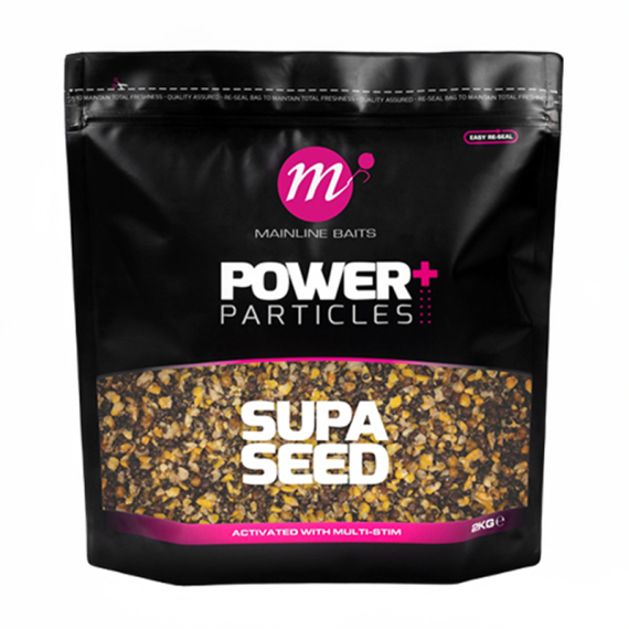 Mainline Power+ Supa Seed 2kg i gruppen Fiskemetoder / Specimenfiske / Boilies Og Grunnfõr / Partikler hos Sportfiskeprylar.se (M37026)