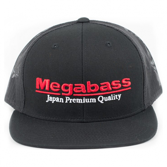 Megabass Trucker Hat Black/Red i gruppen Klær Og Fottøy / Caps Og Annet Hodeplagg / Caps / Trucker Caps hos Sportfiskeprylar.se (MB-C-4513473395758)