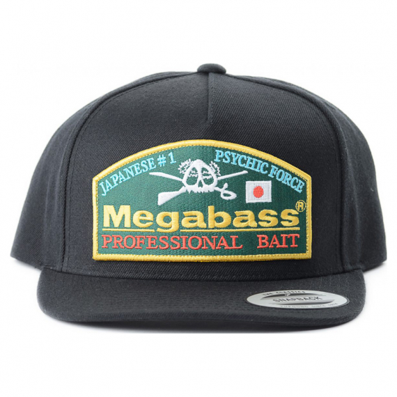 Megabass Trucker Hat Throwback Snapback Black i gruppen Klær Og Fottøy / Caps Og Annet Hodeplagg / Caps / Caps hos Sportfiskeprylar.se (MB-C-4513473451126)