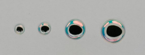 Epoxy Eyes 9,0 mm oval dubbel - svart/pearl i gruppen Kroker Og Terminal Takkel / Flue Binding / Fluebindingsmateriale / Øyne hos Sportfiskeprylar.se (MEY6-PRL3C)