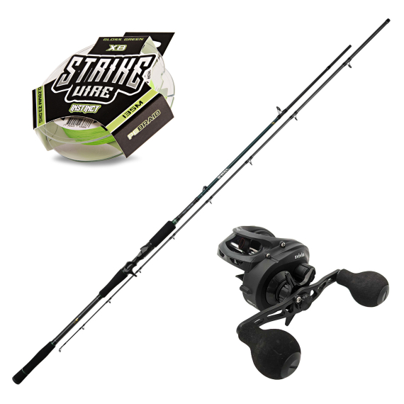 Mikado Jaws Big Bait Casting 8\'6\'\', 50-200g / Svivlo Combo i gruppen Kombinasjoner / Kaste Kombinasjoner / Spinnfiskesett Gjedde hos Sportfiskeprylar.se (MIKADOSVIVLOJAWSBIGSET)