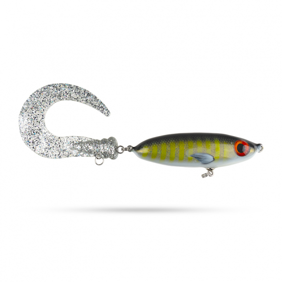 Mälaren Lures Spooke Tail 85g Slow Sink - Green Shiner i gruppen Sluker / Tailbaits Og Hybrid Baits hos Sportfiskeprylar.se (MLSPOOKE85-12)