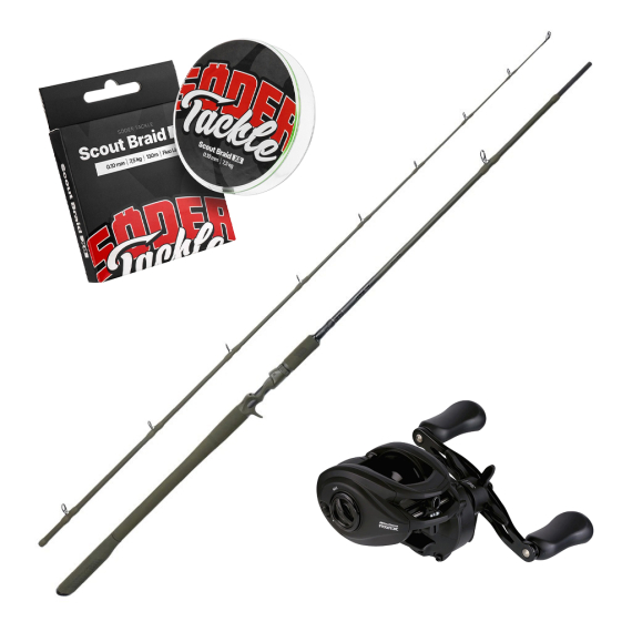 Savage Gear Alpha SG4 Monster Casting Combo 8\'6\'\' 150-450g i gruppen Kombinasjoner / Kaste Kombinasjoner / Spinnfiskesett Gjedde hos Sportfiskeprylar.se (MONSTERCASTINGCOMBO)