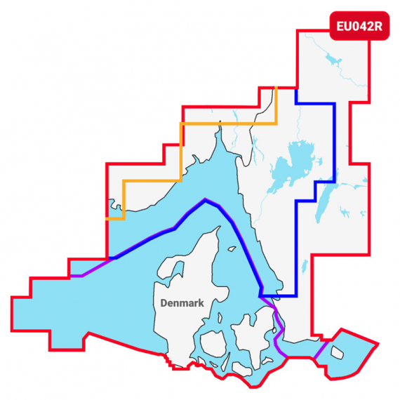 Navionics Nav+ 042R Västkust i gruppen Båtelektronikk / Kart hos Sportfiskeprylar.se (MSD-EU042R)
