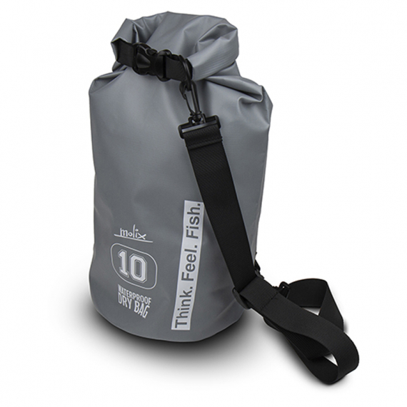Molix Waterproof Dry Bag 10 LT Grey i gruppen Oppbevaring / Vanntette Bager hos Sportfiskeprylar.se (MWDB-10L)