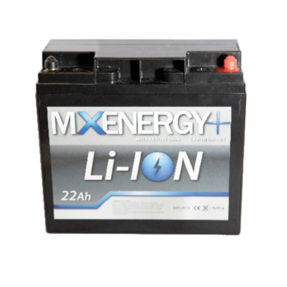 Mastervolt MX Lithium 12V 22Ah i gruppen Båtelektronikk / Batterier Og Ladere / Batterier / Lithiumbatterier hos Sportfiskeprylar.se (MX12-22LI)