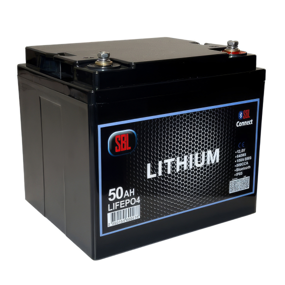 Nordström Lithium 12v Batteri 50 Ah BT i gruppen Båtelektronikk / Batterier Og Ladere / Batterier / Lithiumbatterier hos Sportfiskeprylar.se (N-12V50AHBL)