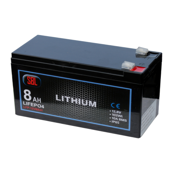 Nordström Lithium 12v Batteri 8Ah i gruppen Båtelektronikk / Batterier Og Ladere / Batterier / Lithiumbatterier hos Sportfiskeprylar.se (N-12V8AHSP)