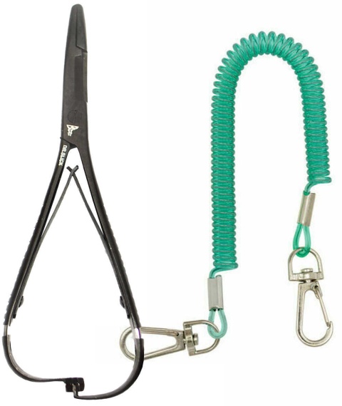 Dr Slick Mitten Scissor Clamp Black i gruppen Utstyr Og Tilbehør / Tenger Og Sakser / Forceps hos Sportfiskeprylar.se (NFD734-CMS47B)