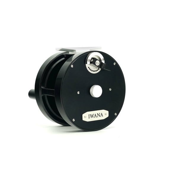Iwana Retro 1:2 Multiplier Salmon Reel Black - 3,75'' Wide