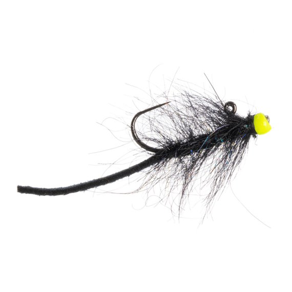 Umpqua Balanced Leather Leech Nano #12 - Black/Chartreuse i gruppen Sluker / Fluer hos Sportfiskeprylar.se (NFD9629-BC12)