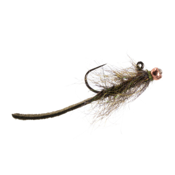 Umpqua Balanced Leather Leech Nano #12 - Peacock i gruppen Sluker / Fluer hos Sportfiskeprylar.se (NFD9629-PC12)