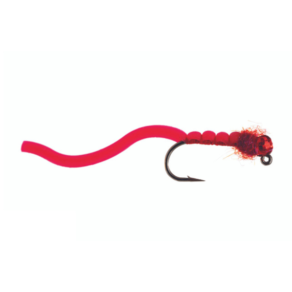 Umpqua Squirmy Wormie Jig Blood Red 12 i gruppen Sluker / Fluer / Nymfer hos Sportfiskeprylar.se (NFD9638-BR12)