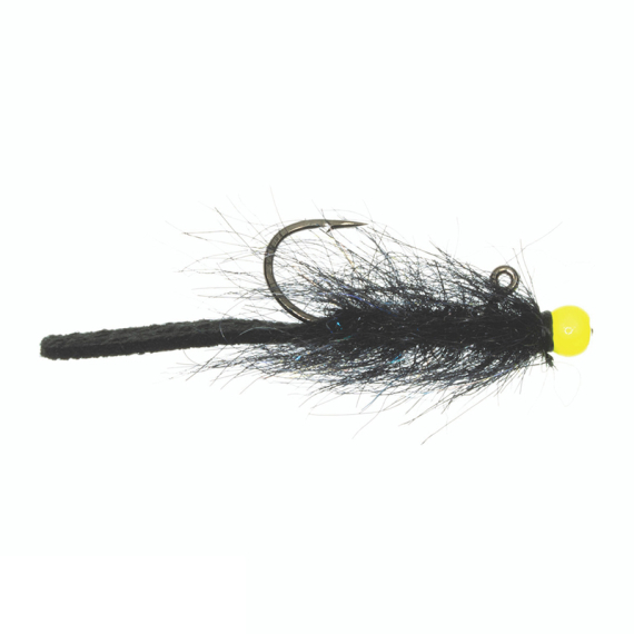 Umpqua Balanced Leather Leech #10 - Black/Chartreuse i gruppen Sluker / Fluer hos Sportfiskeprylar.se (NFD9642-BC10)