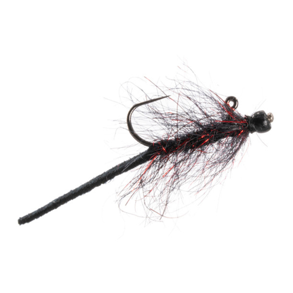 Umpqua Balanced Leather Leech Nano - Black/Red i gruppen Fiskemetoder / Fluefiske / Fluer hos Sportfiskeprylar.se (NFD9642-BR10r)
