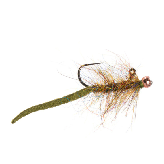 Umpqua Balanced Leather Leech Nano - Olive i gruppen Fiskemetoder / Fluefiske / Fluer / Nymfer hos Sportfiskeprylar.se (NFD9642-O12r)