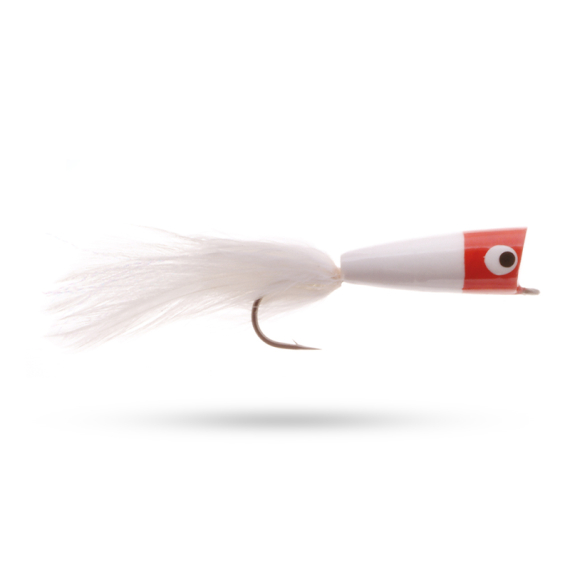 Umpqua Saltwater Popper Red/White #2/0 i gruppen Sluker / Fluer / Salt Water Flies hos Sportfiskeprylar.se (NFD9687-REWH20)