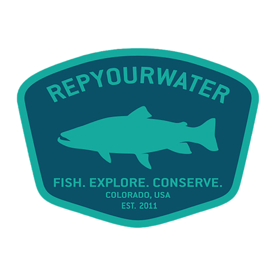 RepYourWater Sticker - Badge i gruppen Annen / Klistremerker Og Dekaler hos Sportfiskeprylar.se (NFD9719)
