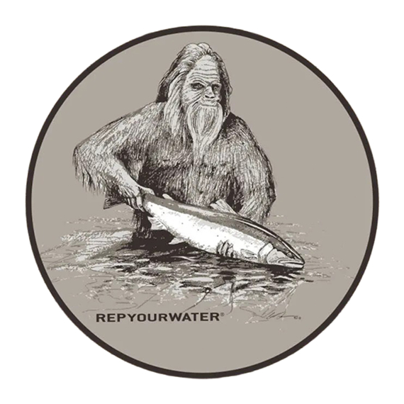 RepYourWater Sticker - Squatch and Release i gruppen Annen / Klistremerker Og Dekaler hos Sportfiskeprylar.se (NFD9821)