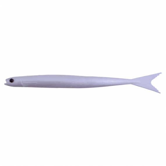 Nikko Ikanago Minnow 11,7cm (5-pack) - Pearl White i gruppen Sluker / Softbaits / Abbor Softbaits Og Gjørs Softbaits hos Sportfiskeprylar.se (NIKKO232)
