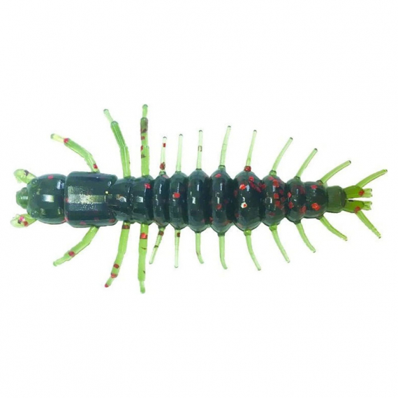 Nikko Zaza Hellgrammite 7,6cm (4-pack) - Watermelon Red Flake i gruppen Sluker / Softbaits / Kreps Og / Creaturebaits hos Sportfiskeprylar.se (NIKKO542)