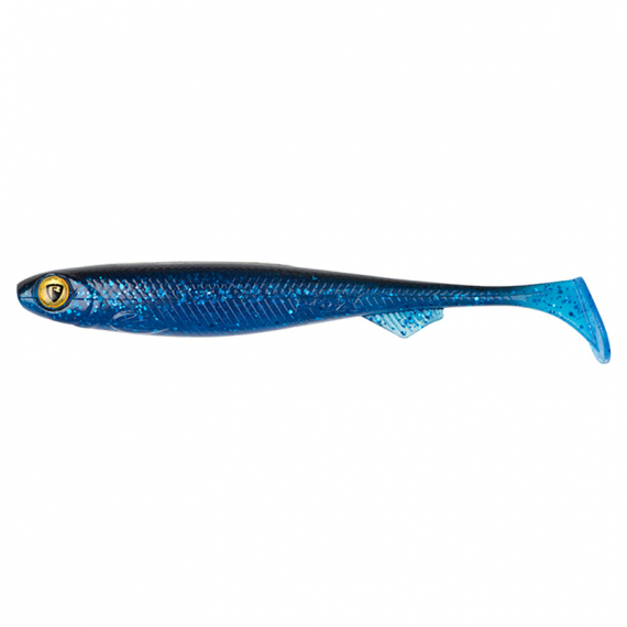 Fox Rage Slick Shad 11cm Bulk - UV Blue Flash i gruppen Sluker / Softbaits / Abbor Softbaits Og Gjørs Softbaits hos Sportfiskeprylar.se (NSC071)