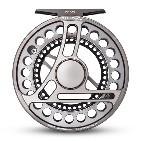 Loop Opti Fly Reel Mist Silver i gruppen Sneller / Fluesneller Og Ekstra Spoler / Fluesneller hos Sportfiskeprylar.se (ODFS-Lr)