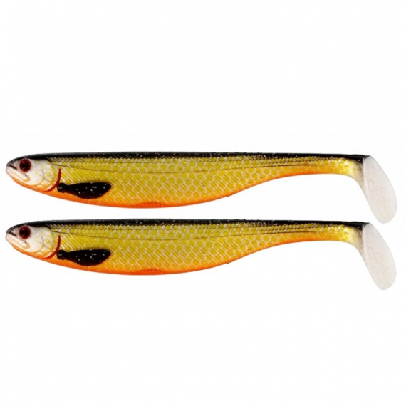 Westin ShadTeez Slim 12cm 10g - Official Roach (2-pack) i gruppen Sluker / Softbaits / Abbor Softbaits Og Gjørs Softbaits hos Sportfiskeprylar.se (P022-155-014)