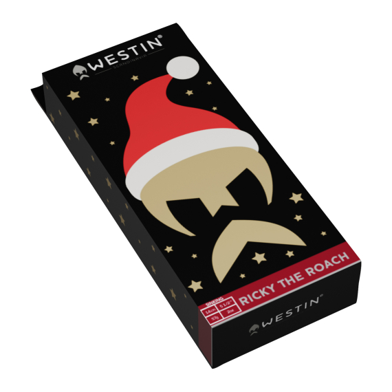 Westin Ricky The Roach Shadtail R2F 14cm 57g Sinking Christmas Edition 25 i gruppen Annen / Gaver & Gaveguider / Gaveboks hos Sportfiskeprylar.se (P063-1241-019)