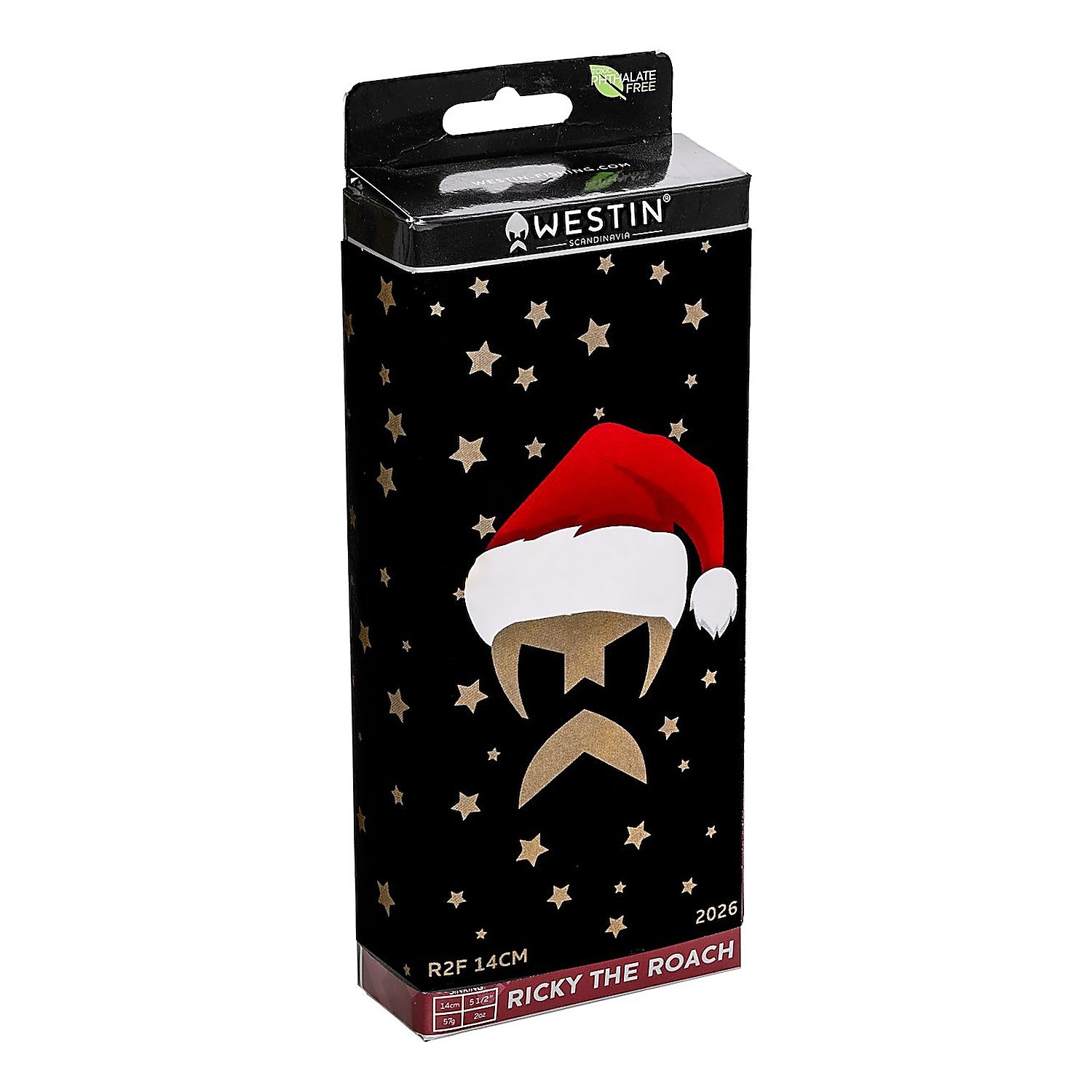 Westin Ricky The Roach Shadtail R2F Christmas Edition 26 14cm 57g - Sinking i gruppen Annen / Gaver & Gaveguider / Adventskalender hos Sportfiskeprylar.se (P063-1604-019)