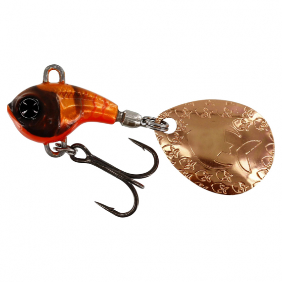 Westin DropBite Tungsten Spin Tail Jig 1,6cm 7g - Fire Craw i gruppen Sluker / Leppeløse Crankbaits hos Sportfiskeprylar.se (P101-568-097)