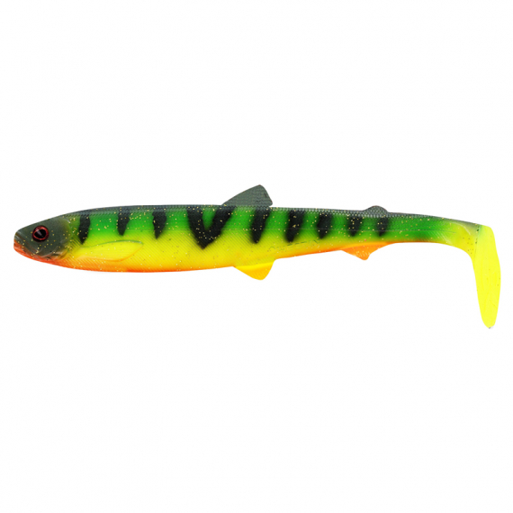 Westin BullTeez Shadtail 24cm 107g - Tiger Perch (bulk) i gruppen Sluker / Softbaits / Gjedde Softbaits hos Sportfiskeprylar.se (P138-644-155)