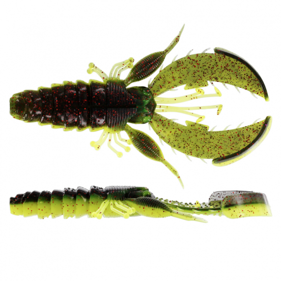 Westin CreCraw Creaturebait 8,5cm 7g - Black/Chartreuse (5-pack) i gruppen Sluker / Softbaits / Kreps Og / Kreps hos Sportfiskeprylar.se (P151-563-130)