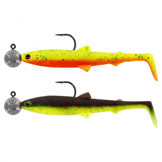 Westin BullTeez 9,5cm R \'N R 7g #4/0 (2-pack) - Dark Water Mix 6 i gruppen Sluker / Softbaits / Abbor Softbaits Og Gjørs Softbaits hos Sportfiskeprylar.se (P174-650-163)