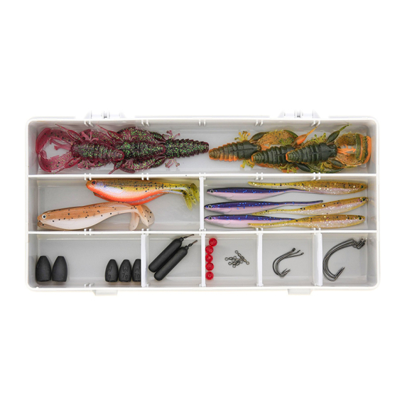 Westin Perch Box - Dropshot + Texas & Carolina 45Pcs i gruppen Sluker / Sluksett / Abbor Baitssett hos Sportfiskeprylar.se (P279-023-283)