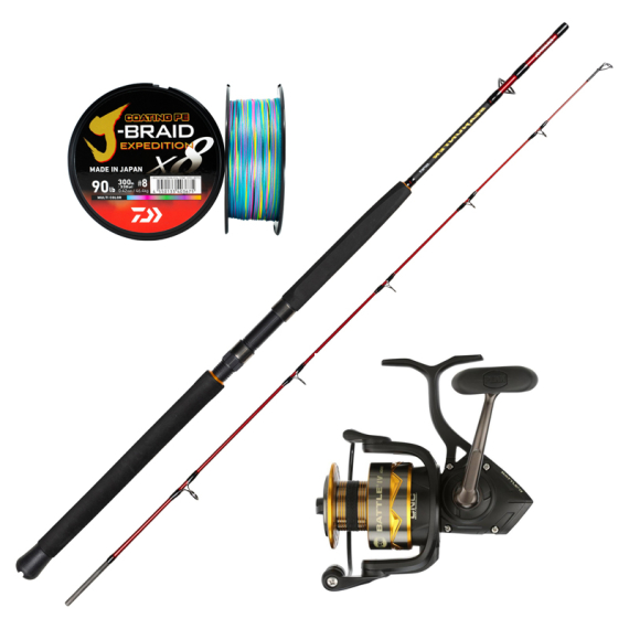 Daiwa Seahunter Battle Set i gruppen Kombinasjoner / Havfiske hos Sportfiskeprylar.se (PENNBATTLEWARFARESET)