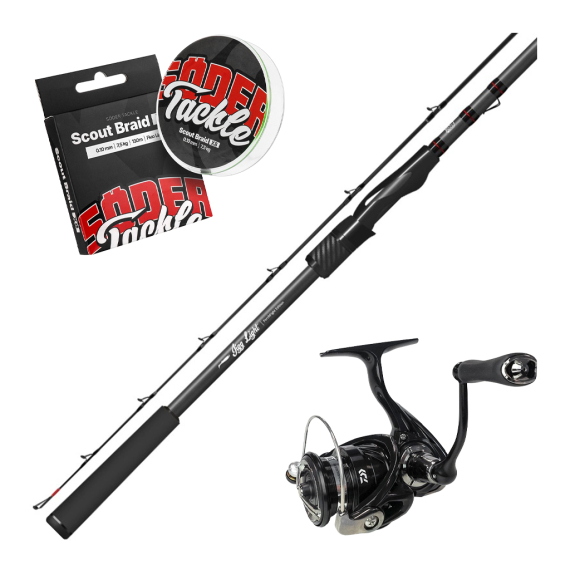 PerchFight V2 - Jigg Light Spin Combo 7\'8\'\' 3-20g i gruppen Kombinasjoner / Spinnsett / Abbor Spinnsett hos Sportfiskeprylar.se (PERCHFIGHTCOMBO)