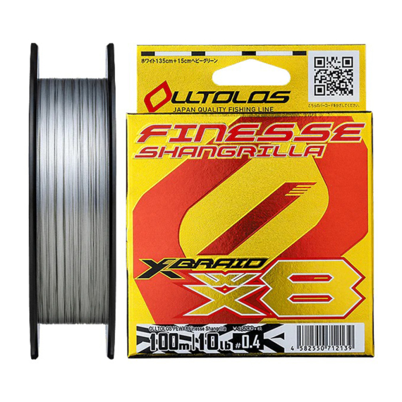 YGK Xbraid Olltlos Pe Wx8 Finesse Shangrilla 100M i gruppen Snører / Multifilament hos Sportfiskeprylar.se (PEWX8SHANGRILLA100M-0.6r)