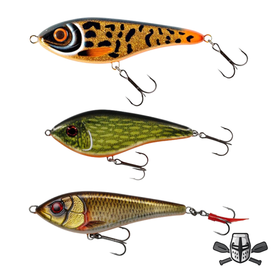 Pike Knight\'s Favorite Jerkbaits i gruppen / hos Sportfiskeprylar.se (PIKENIGHTBUNDLE)