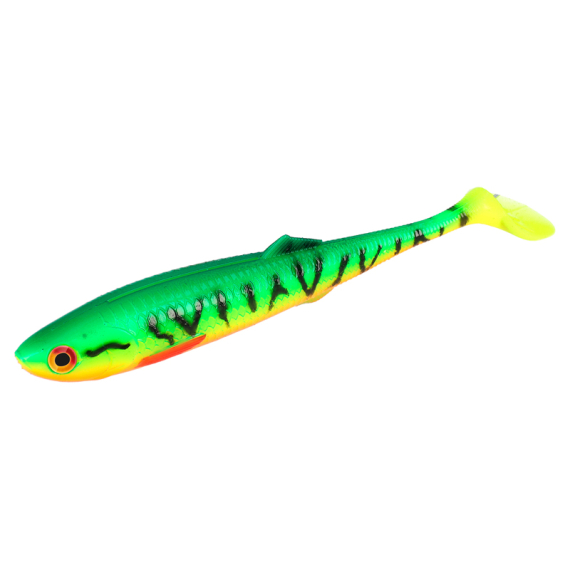 Mikado Sicario 22cm - Firetiger i gruppen Sluker / Softbaits / Abbor Softbaits Og Gjørs Softbaits hos Sportfiskeprylar.se (PMSC-22-FT)