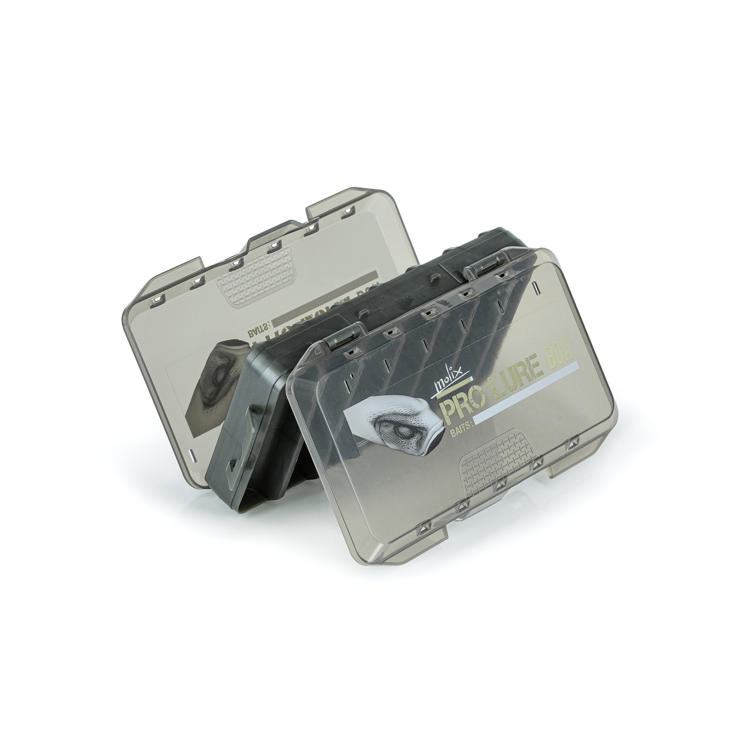 Molix Pro Lure Box Small - 17,6x18,5x3,7cm i gruppen Oppbevaring / Utstyrsskrin / Slukboks hos Sportfiskeprylar.se (PROLB-S)