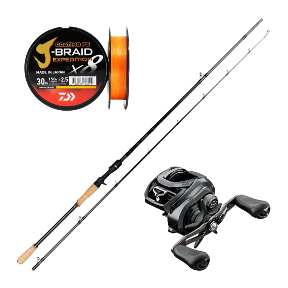 Daiwa Prorex XR Bait & Tatula Monster Combo 8\'6\'\' 220g i gruppen Kombinasjoner / Kaste Kombinasjoner / Spinnfiskesett Gjedde hos Sportfiskeprylar.se (PROREXXRMONSTERCOMBO)