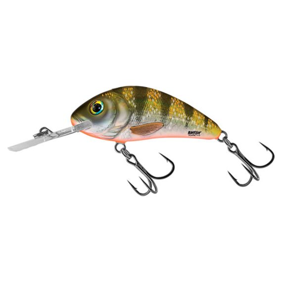 Salmo Rattlin\' Hornet 4,5cm, 6g Floating - Yellow Holographic Perch i gruppen Sluker / Crankbaits / Dyptgående Crankbait hos Sportfiskeprylar.se (QRH007)