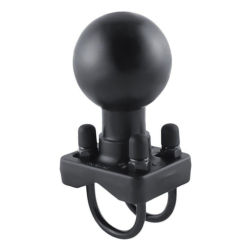 RAM Double U-Bolt Ball Base for 1\'\' - 1.25\'\' Rails (Unpacked) i gruppen Båtelektronikk / Båt Tilbehør / Braketter Til Båt / Andre Braketter Og Fester hos Sportfiskeprylar.se (RAM-D-235U)