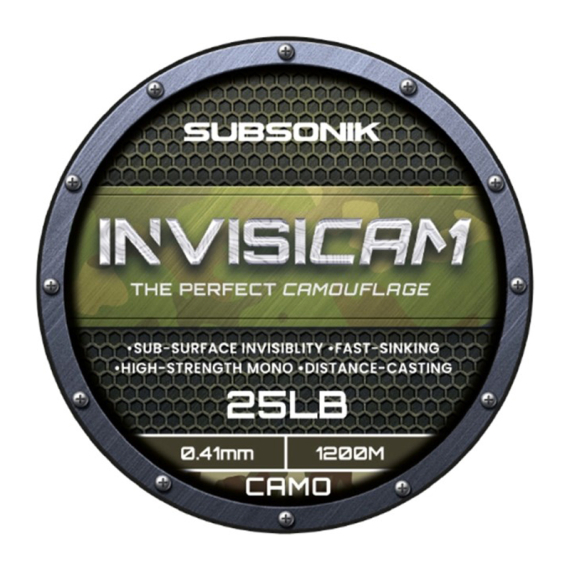 Sonik Subsonik Invisicam Mono 1200m i gruppen Snører / Specimen lines hos Sportfiskeprylar.se (RC0046r)
