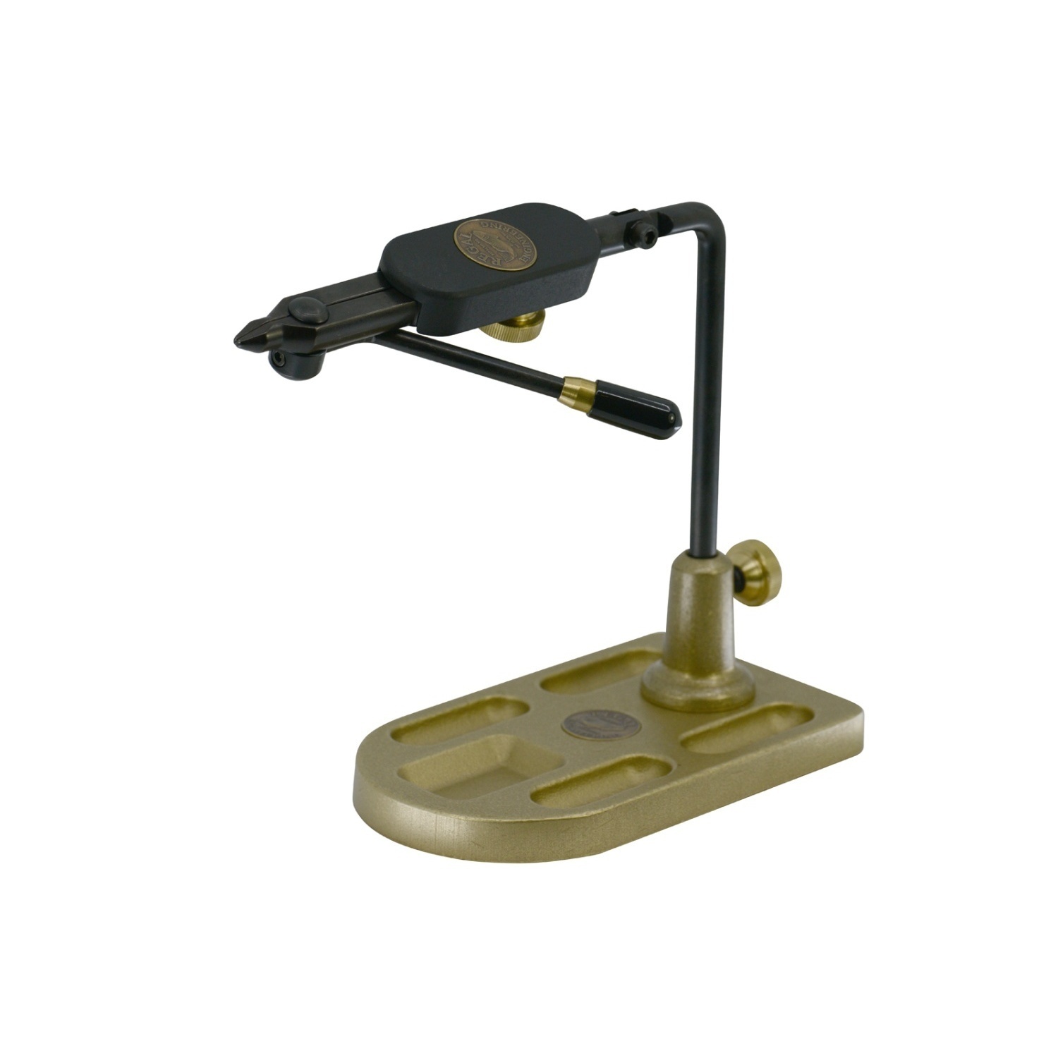 Regal Medallion Series Vise - Midge Jaws/Bronze Pocket Base i gruppen Kroker Og Terminal Takkel / Flue Binding / Fluebindestikke hos Sportfiskeprylar.se (REG-RPBM-8P)